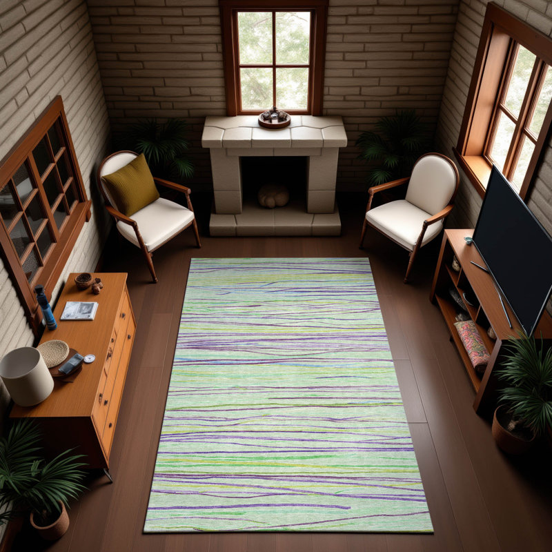 Tapis de qualité supérieure lavable à la machine Harjo AMF1603, Rectangulaire 3 pi x 5 pi