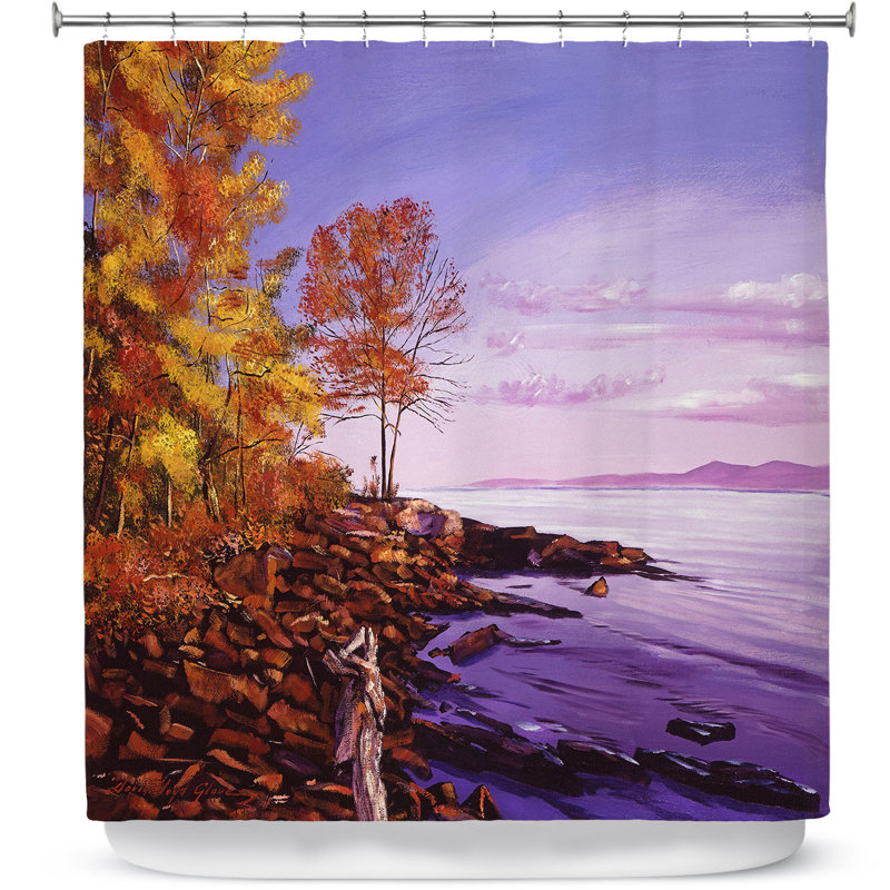 Rideau de douche simple lake shore