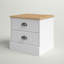 Table de chevet 2 tiroirs Wychwood-1387028979