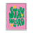Stay Weird Retro Smilies Framed Giclee Art by lulusimonSTUDIO-96141104-96141103