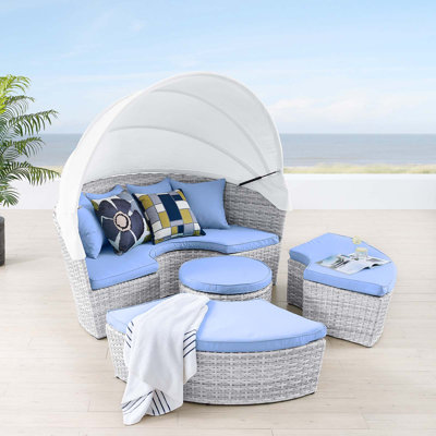 Modway Scottsdale Canopy Outdoor Patio Daybed by Modway