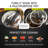Universal (6.3 Quart / 6 Liter) Stainless Steel Easy Use Pressure Cooker + Extra Glass Lid, Induction Compatible, Pressure Cooker & Multipurpose Pot, 7 servings-87939962