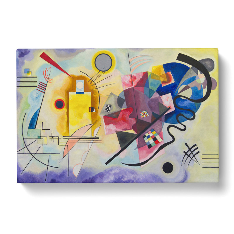 Yellow-Red-Blue by Wassily Kandinsky - Wrapped Canvas, 40cm H x 60cm W x 3cm D