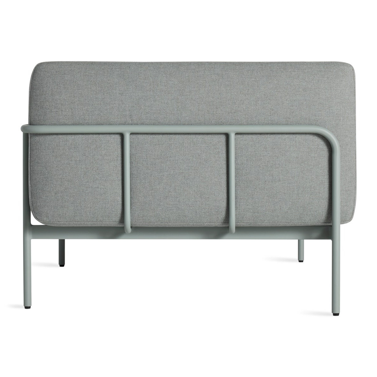 Cache Powder Coated Aluminum Outdoor Lounge Chair, Toohey Breezy Blue