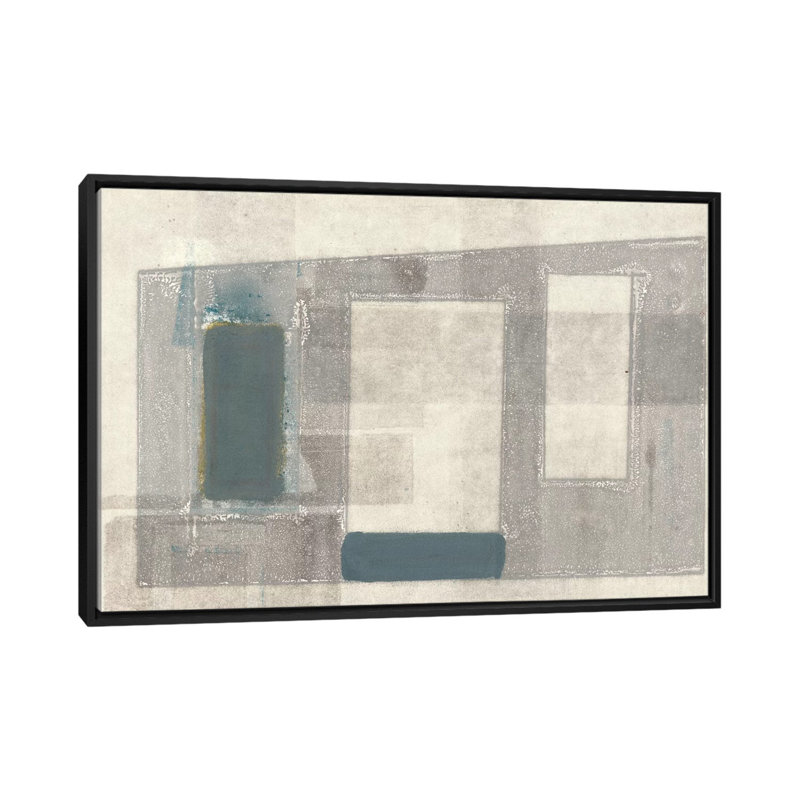 «Piazza», reproduction sur toile, Toile avec cadre noir, H 32 po x l 48 po x P 1,5 po