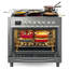 36 Inch Professional All-Electric range Stainless Steel with Legs, 4.3 cu.ft. KM-FR36EE-SS