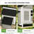 36" Compact Chicken Coop With Openable Nesting Box & Pull-Out Tray