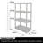 Nayson 4-Tier Interlocking Plastic Storage Shelves, 36 x 18 x 56 in, White