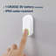 Trousse de sonnette éclairée sans fil en plastique blanche rechargeable USB Heath Zenith
