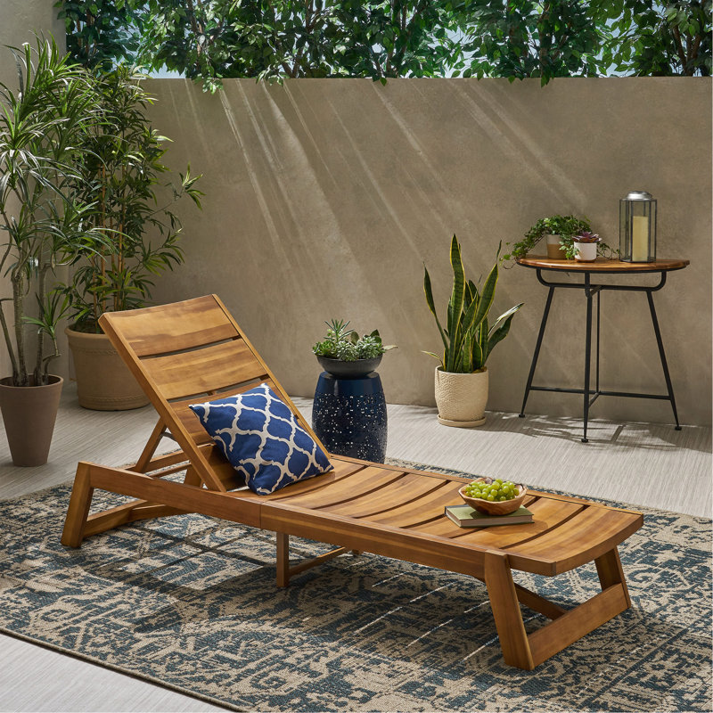 Chaise Lounge, Brown