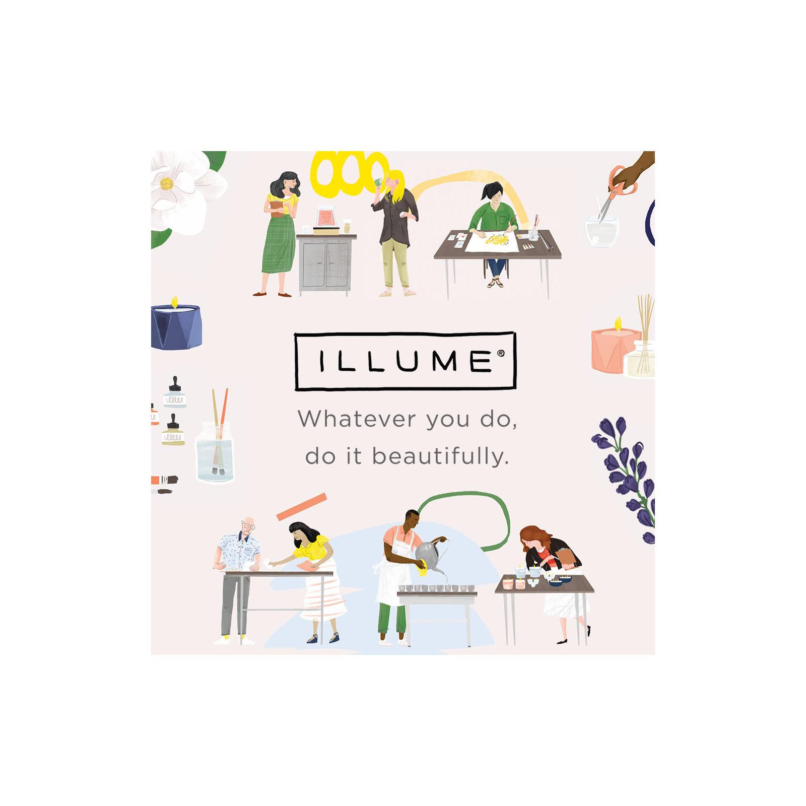 ILLUME Make Merry Candle, 8.5 oz., Good Cheer Glass