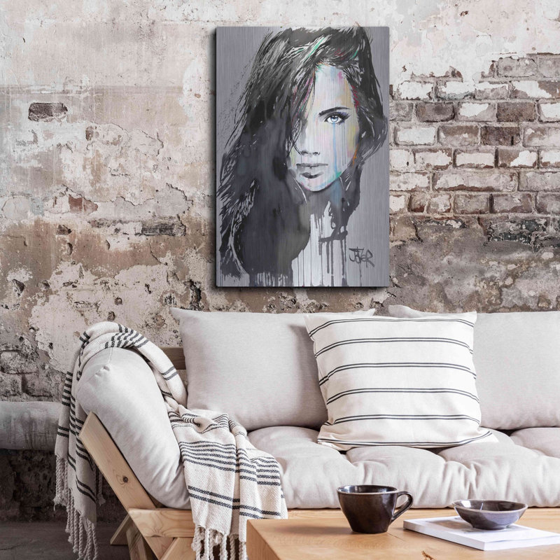 «Talisman» par Loui Jover, art mural en métal, H 36 po x l 24 po