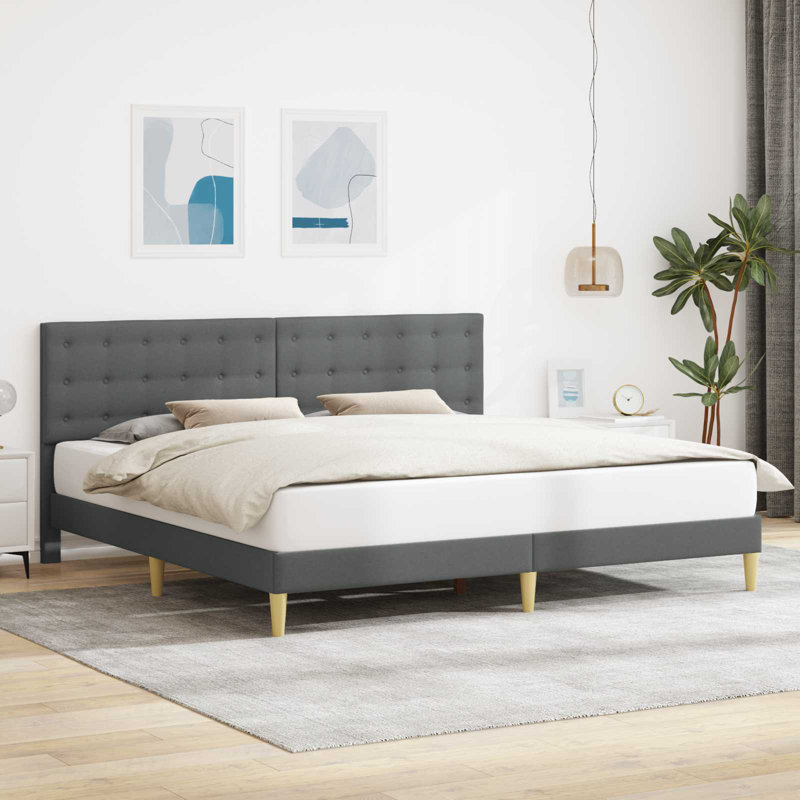 Bed, Dark Grey