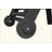Lounge Chair With Side Table, 3-Piece Oversized Chaise Lounge Chair Set, All Weather Patio Lounge Chair With 5 Positions, Wheels & Cup Holder (2 Lounge Chairs And 1 Table)-494942124