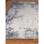 Bamboo Silk hand-knotted Bamboo Silk Blue/Gray Area Rug