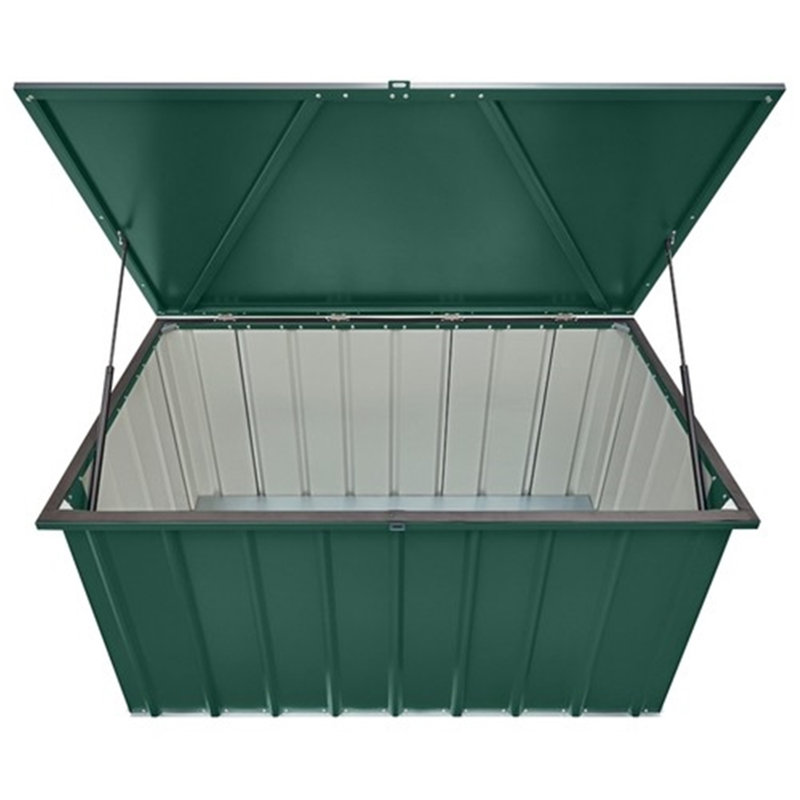 Salford 12 ft. W x 7 ft. D Metal Garden Shed