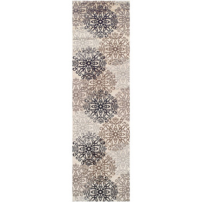 Tapis de couloir gris 11 pi