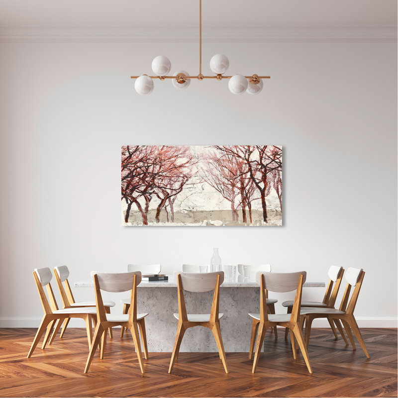 Rusty Trees by Alessio Aprile - Wrapped Canvas Painting, 50cm H x 100cm W x 4cm D