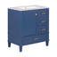 Meuble-lavabo simple 30,01 po avec plateau en bois manufacturé Bernhardin-627501523