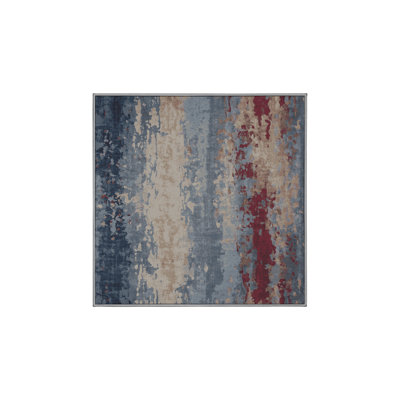 Machine Washable Gray Area Rug