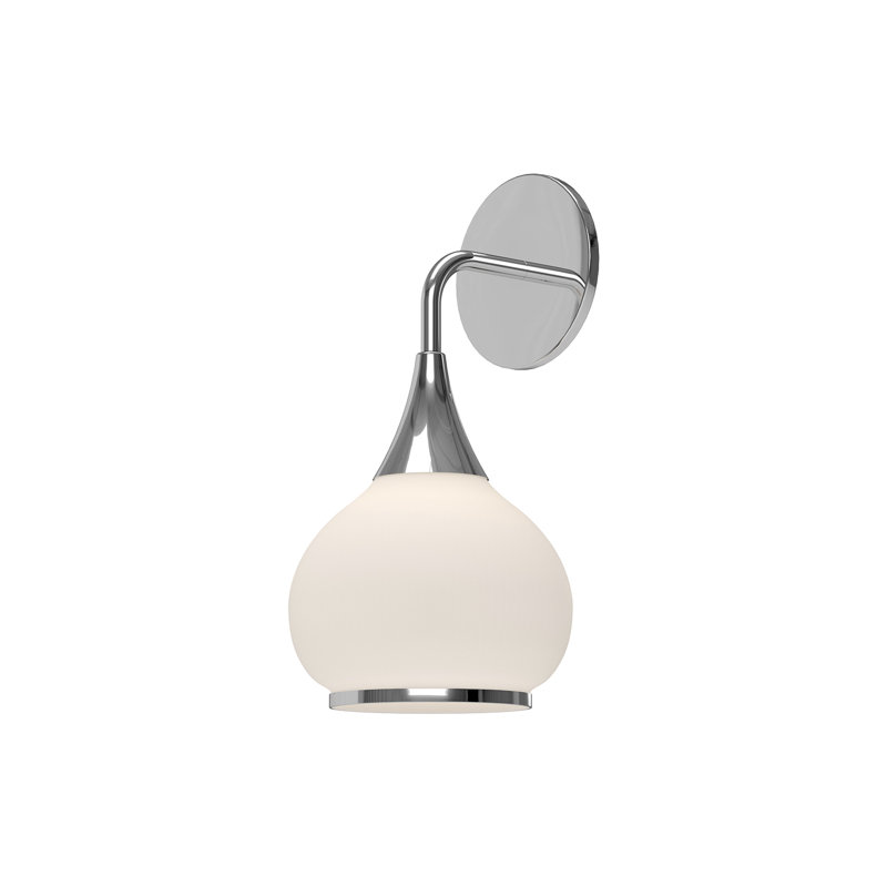 Marsi Bath Sconce, Chrome, Opal Matte Glass