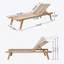 Chaise longue d'extérieur en corde Catania (ensemble de 2)