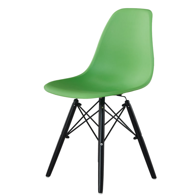 Chaise d'appoint Baranowski, Vert / noir