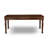 9 Piece Modern Dining Table Set Includes a Rectangle Wooden Table with Butterfly Leaf and 8 Brown Linen Fabric Parson Chairs, Mahogany-1955862583-1955862582-1955899762