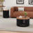 Wood Round Side Table ENd Table
