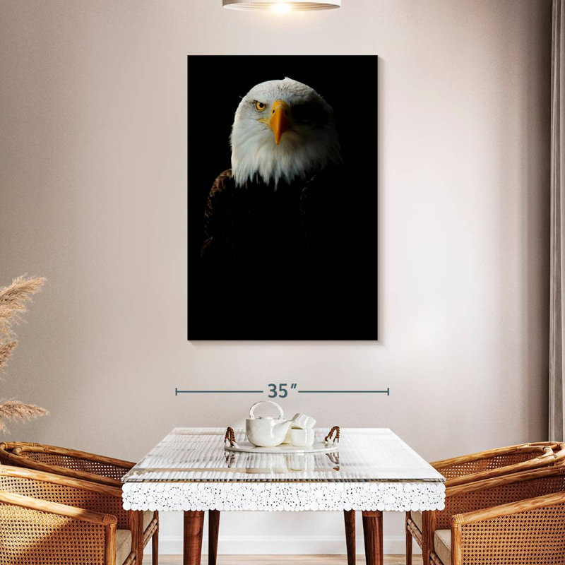 Brampt Bald Eagle Headshot, 12" H x 8" W