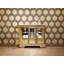 Infinity Rose Marble Top Gold Lighted Cabinet-367678476