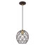 Luminaire suspendu simple à 1 lumière Lucilo-116654552