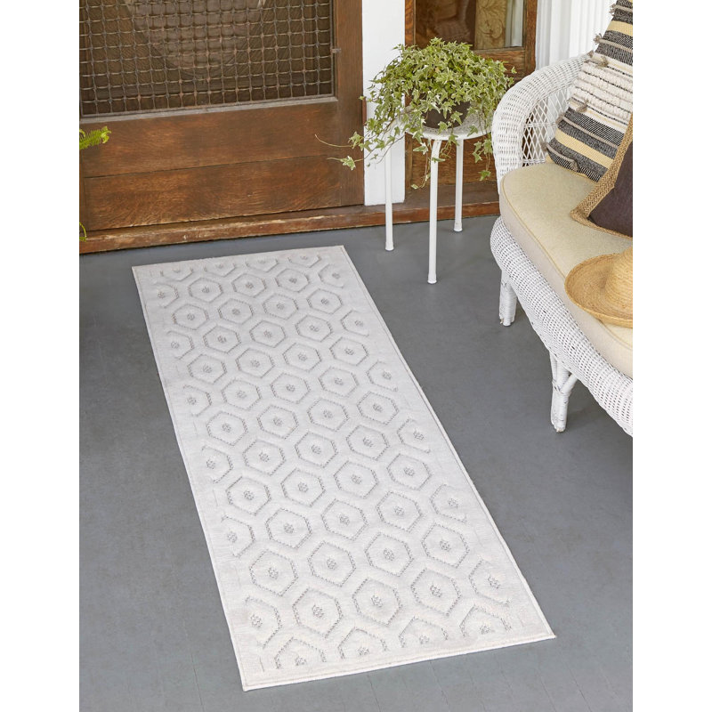 Tapis intérieur / extérieur Grimaldo, Tapis de couloir 2 pi x 8 pi