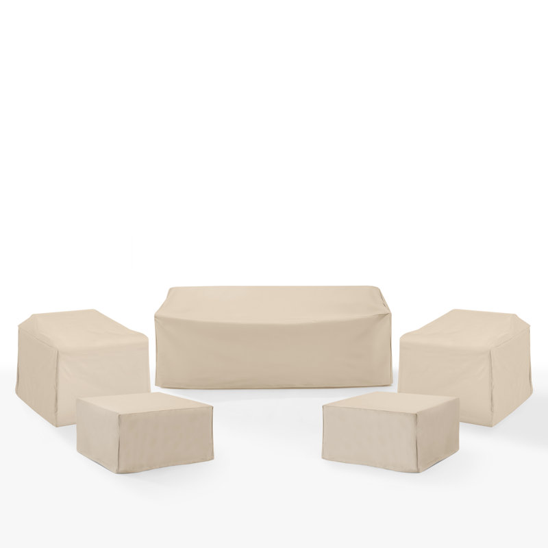 Furniture Covers Outdoor Conversation Set Cover, Tan