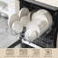 Ensemble de vaisselle 16 pièces en argile gaufrée blanche de style rétro français, artisanat artisanal, pour 4 personnes, convient pour la maison, la fête, le festival, le cadeau-929059091