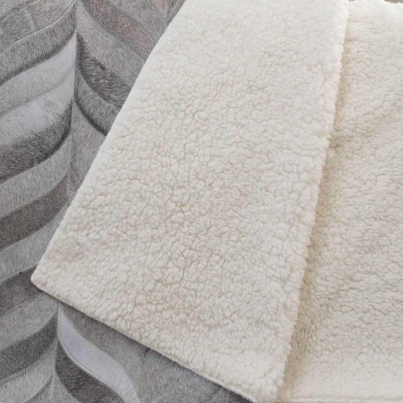 One Pixie Street  Gray 50" x 70" Sherpa Throw Blanket, Gray