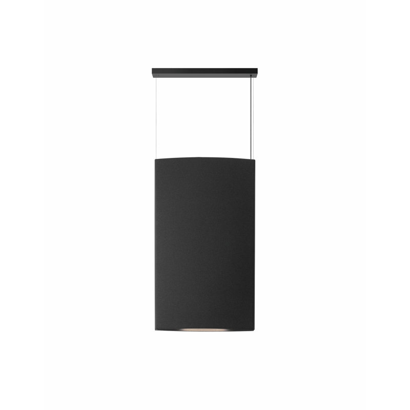 Noren - Luminaire suspendu à intensité variable S / 72 DEL - Vers le bas - Intensité 0-10V, Gris foncé