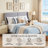 Melaya Wingback Upholstered Platform Bed Frame-640475836-653332743