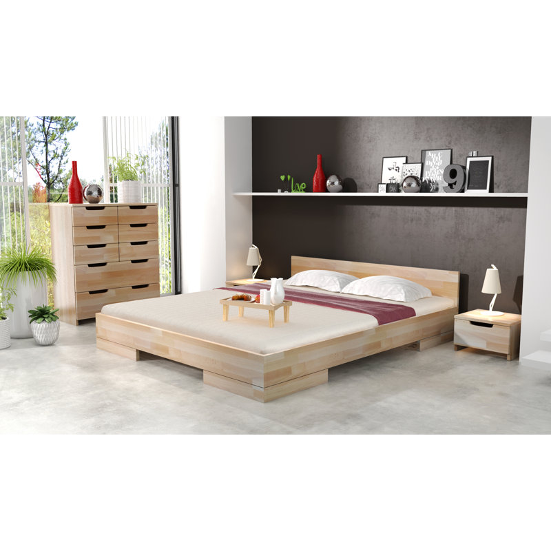 Ventura Solid Wood Bed, European Single (90 x 200cm)