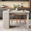 Counter Height Dining Table With Storage, Rectangular Bar Table With Drawer And Wine Rack-1667711525-1670852406