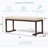 Aidelis Boucle Upholstered Bench Contemporary Design with Boucle fabric CA TB117-2013 Compliant-1441119881