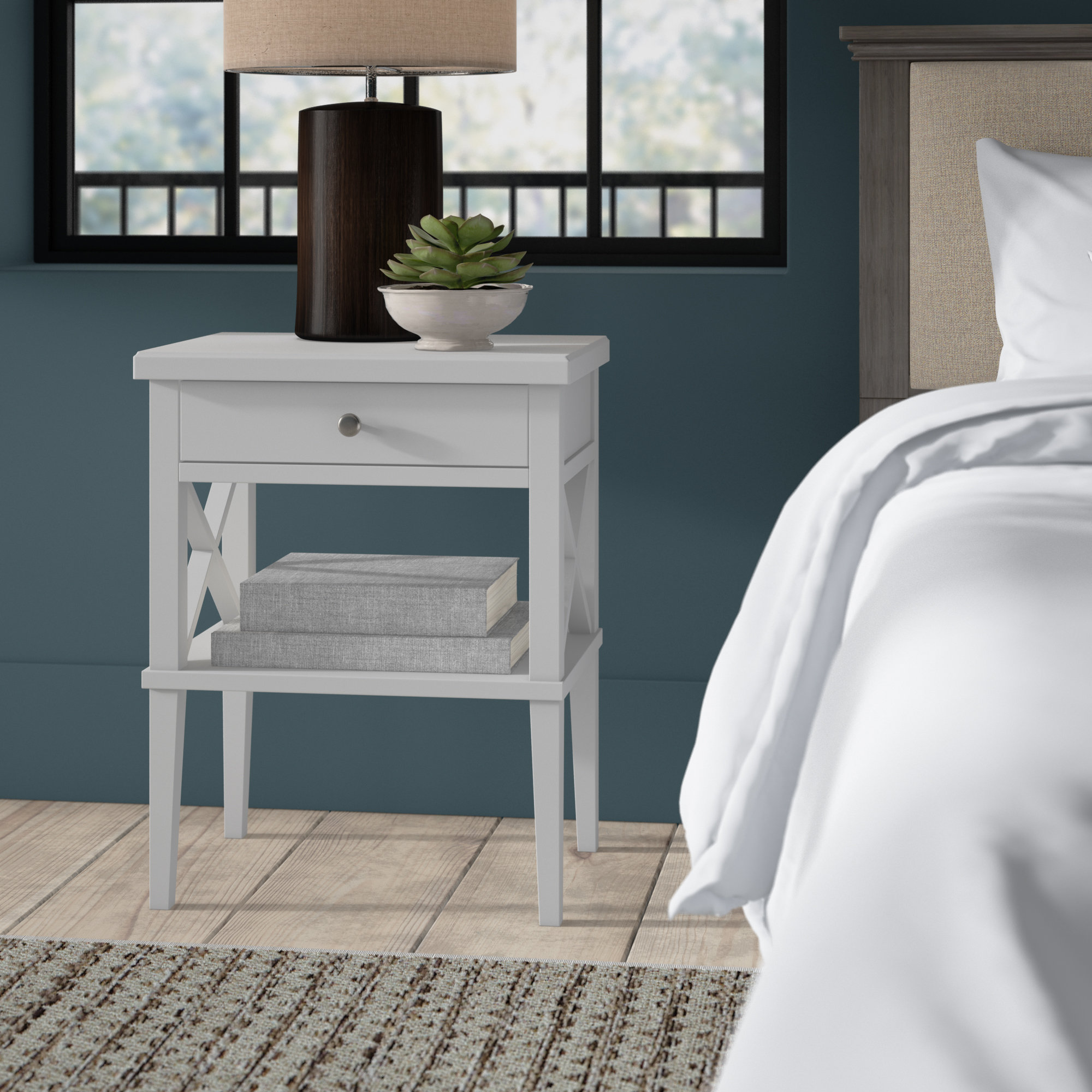 Angeles 22'' W Nightstand - Traditional Bedroom Style