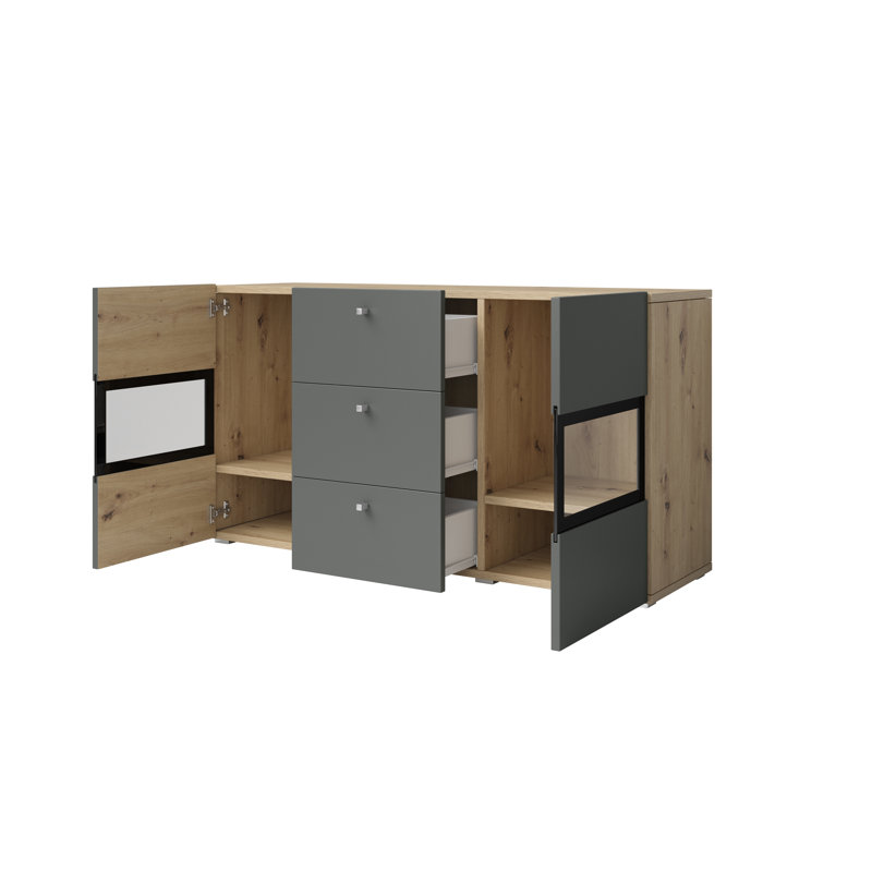Lamotte 132 cm Wide Sideboard, Oak