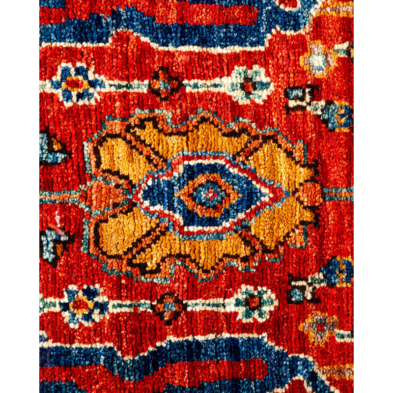 One-of-a-Kind 2' 0" X 6' 1" New Age Runner Wool Area Rug in