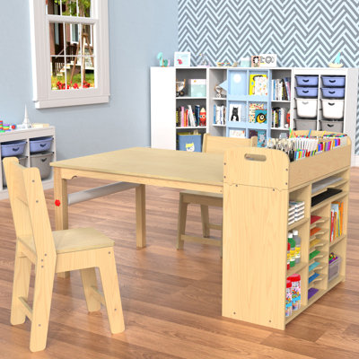 Jirair Rectangular 2 - Student Preschool and Chair Set
