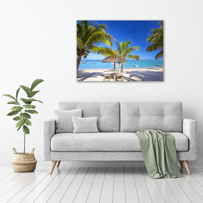 Mauritius Beach - Wrapped Canvas Print