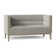 Dyson 58" Tuxedo Arm Loveseat