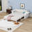 Wooden Convertible Daybed with Built-in Desk and Drawer-1449249465-1449249466