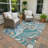 Machine Washable Indoor/Outdoor Jourdan ACN2395 Abstract Rug-850145707