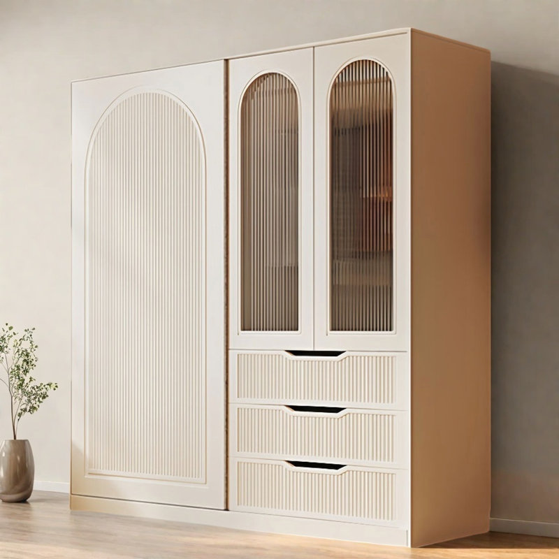 Armoire moderne, simple et luxueuse, H 82,68 po x l 78,74 po x P 22,83 po